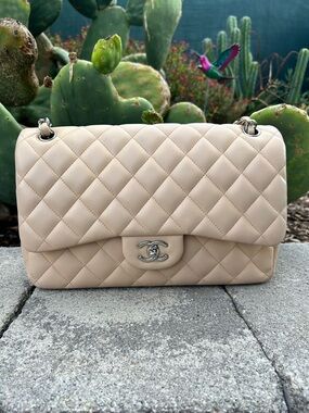 Chanel Jumbo Beige Double Flap CF